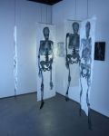 Gestern, Heute, Unsterblich, 2012, Installation,Seidenpapierfiguren aus Röntgenaufnahmen, Originalbilder (siehe Bilder 2012), Röntgenaufnahmen der Originale